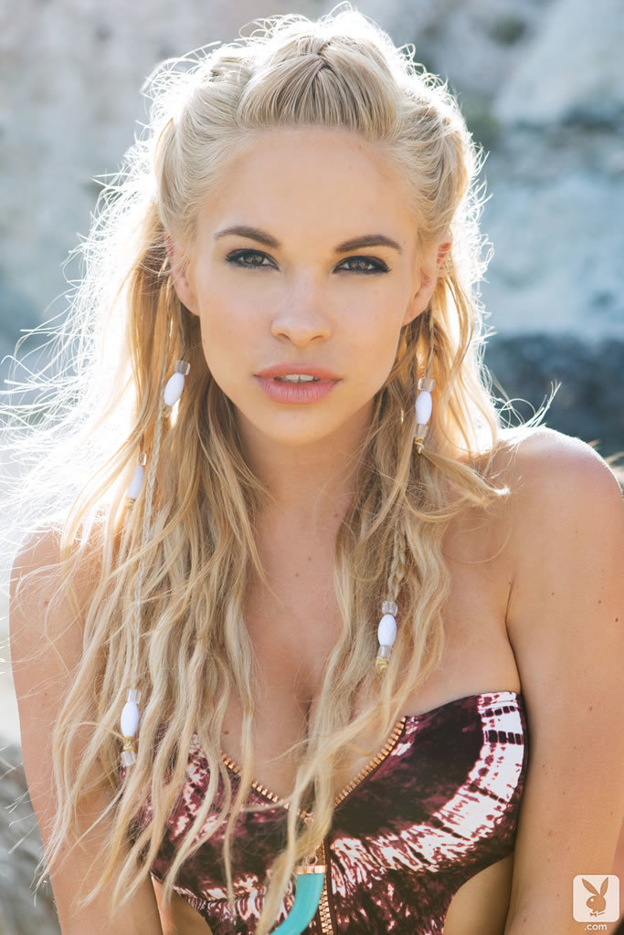 Dani Mathers gets sexy on the beach for Playboy