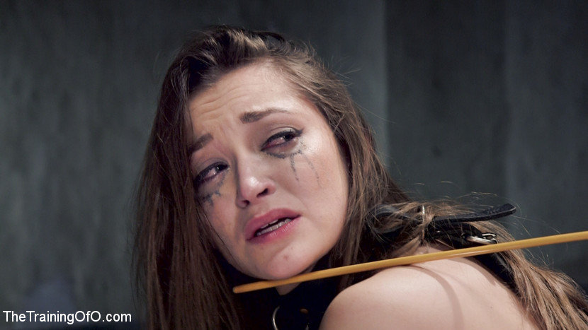 All natural slave girl Dani Daniels faces her fear of the cane in this hard