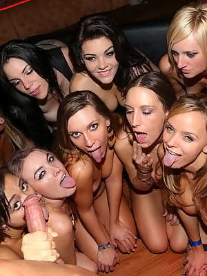 Party time with with crazy group sex action and lots of lesbian sex too