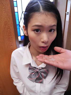 Naughty Japanese schoolgirl Ako Nishino has wild sex with her old teacher