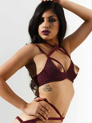 A nice mash up of gorgeous exotic beauties in lingerie only for us