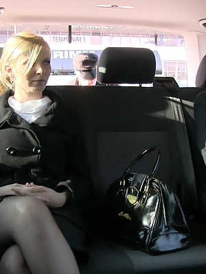 Mature blonde VIP gets a hardcore welcome from the liaison in the limo