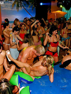 Affy european MILFs enjoy a tremendous groupsex at the wild party