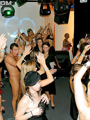 Tempting european ladies are into hardcore groupsex at the drunk party