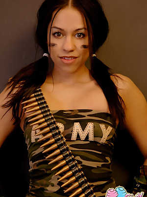 Cindy Cupcakes This army girl will fuck you up