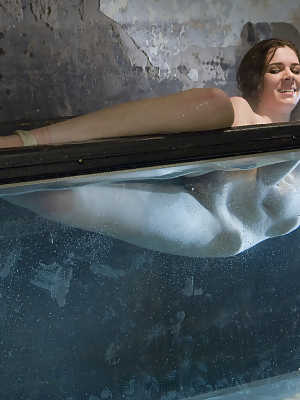 Brunette Isobel Wren gets tortured and toyed by her master in the water